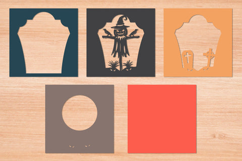 Halloween Scarecrow - 3D Layered Paper Cut SVG 2 SVG Slim Studio 