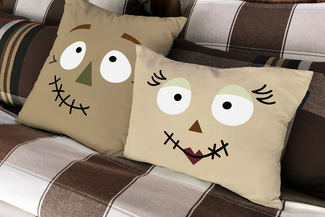 Halloween Scarecrow Ragdoll Face SVG Duo SVG Designed by Geeks 