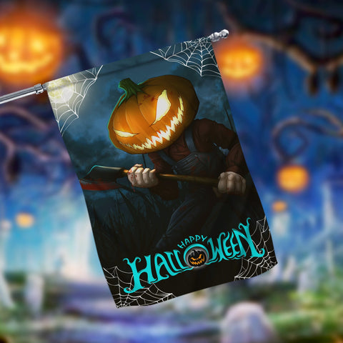 Halloween Scarecrows Garden Flag - 12x18 Garden Flag Sublimation Design Download PNG File Instant Download Sublimation CaldwellArt 