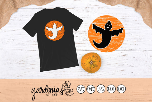 Halloween Scary Ghost SVG Gardenias Art Shop 