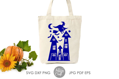 Halloween scene clipart and cut file SVG Artisan Craft SVG 