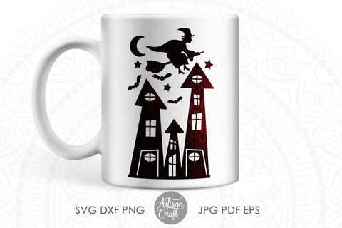 Halloween scene clipart and cut file SVG Artisan Craft SVG 