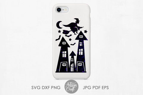 Halloween scene clipart and cut file SVG Artisan Craft SVG 