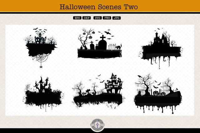 Halloween Scenes 2 AfterTenDesign 