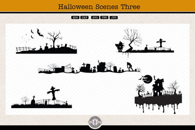 Halloween Scenes 3 AfterTenDesign 
