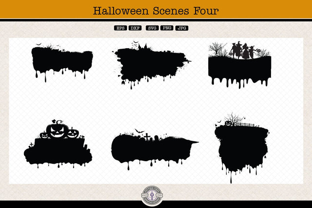 Halloween Scenes 4 AfterTenDesign 