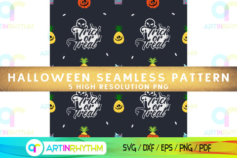 Halloween seamless pattern digital paper Digital Pattern Artinrhythm shop 