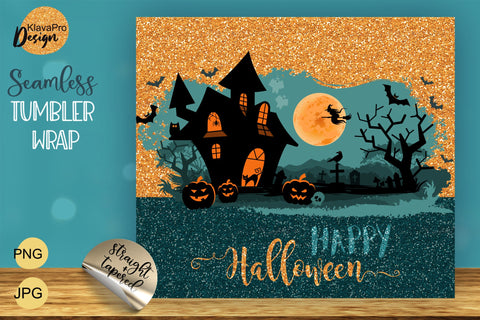 Halloween Seamless Pattern for Tumbler 20 oz | Sublimation Wrap bundle Sublimation Klava P 