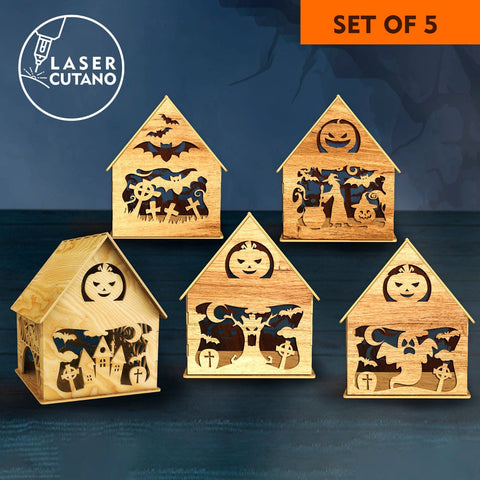 HALLOWEEN SET Multilayer Files SVG LaserCutano 