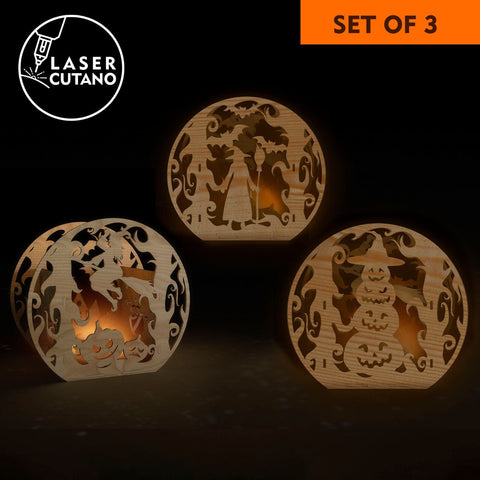 HALLOWEEN SET Multilayer Files SVG LaserCutano 