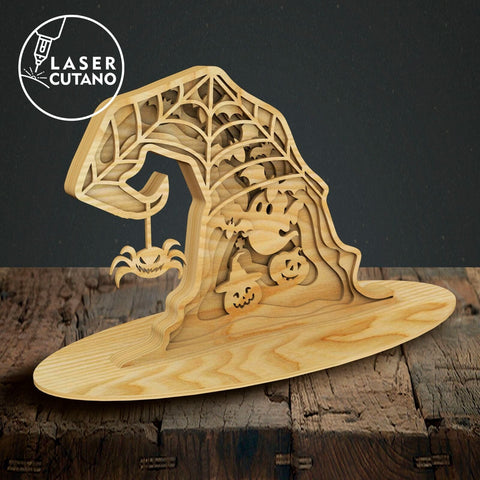 HALLOWEEN SET Multilayer Files SVG LaserCutano 