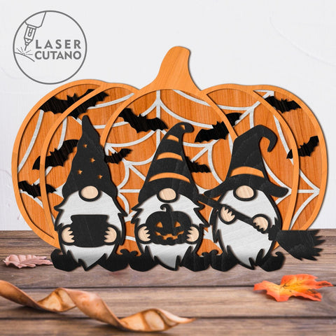 HALLOWEEN SET Multilayer Files SVG LaserCutano 