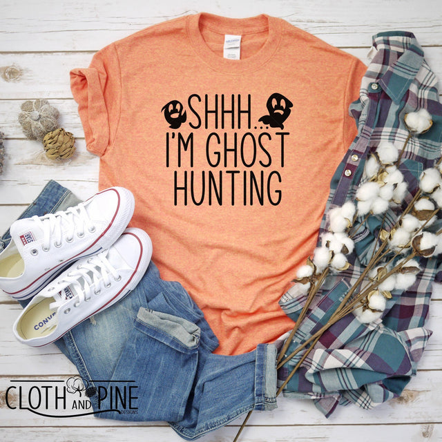 Halloween, Shhh...I'm Ghost Hunting SVG Cloth and Pine Designs 