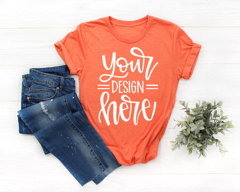 Halloween Shirt Mockup Bundle, Fall Mock up bundle Mock Up Photo Lettered by Stephanie 