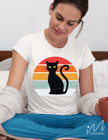 Halloween Shirt, Sunrise Halloween, Holiday t shirt svg, Spooky Season Svg, Funny Halloween cat svg, Halloween svg, Halloween gift shirt SVG Isabella Machell 