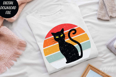 Halloween Shirt, Sunrise Halloween, Holiday t shirt svg, Spooky Season Svg, Funny Halloween cat svg, Halloween svg, Halloween gift shirt SVG Isabella Machell 