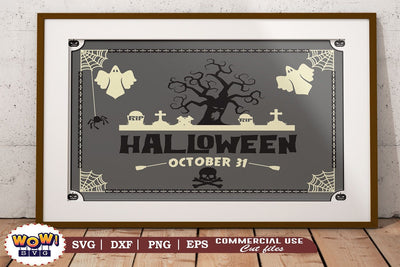 Halloween sign board svg, Halloween cutting files, 31st october svg, Halloween svg, Halloween cricut files, halloween sign svg, SVG DXF PNG SVG Wowsvgstudio 