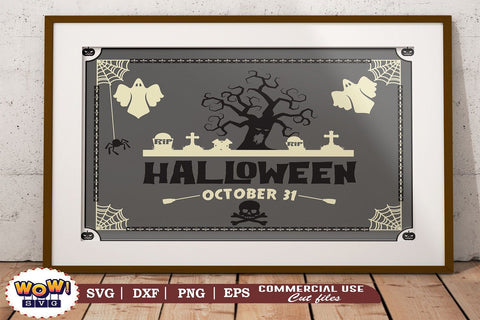 Halloween sign board svg, Halloween cutting files, 31st october svg, Halloween svg, Halloween cricut files, halloween sign svg, SVG DXF PNG SVG Wowsvgstudio 