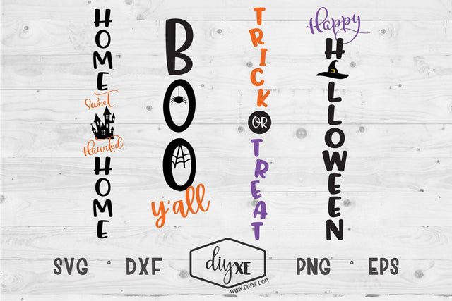Halloween Sign Bundle - A Collection of Front Porch Sign SVGs SVG DIYxe Designs