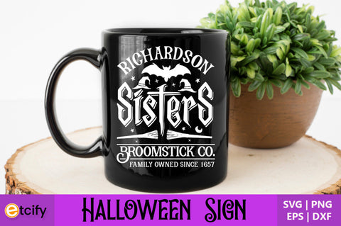Halloween Sign Bundle. Sign Design SVG etcify 