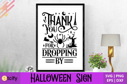 Halloween Sign Bundle. Sign Design SVG etcify 