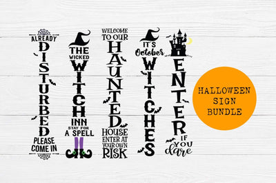 Halloween Sign Bundle SVG Simply Cutz 