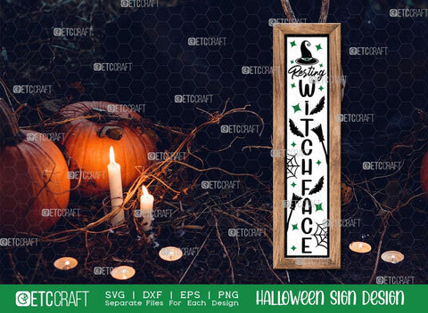 Halloween Sign Bundle Vol-07 | Happy Boo Season Svg | Home Haunted Home Svg | October 31 Svg | Ghostly Greetings Svg | Happy Halloween Witches Svg | Resting Witch Face Sign | Halloween Svg | Halloween Wood Sign Design SVG ETC Craft 