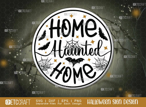 Halloween Sign Bundle Vol-08 | Happy Boo Season Svg | Home Haunted Home Svg | October 31 Svg | Ghostly Greetings Svg | Happy Halloween Witches Svg | Resting Witch Face Sign | Halloween Svg | Halloween Wood Sign Design SVG ETC Craft 