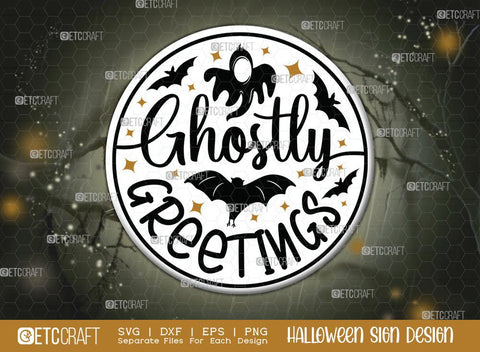Halloween Sign Bundle Vol-08 | Happy Boo Season Svg | Home Haunted Home Svg | October 31 Svg | Ghostly Greetings Svg | Happy Halloween Witches Svg | Resting Witch Face Sign | Halloween Svg | Halloween Wood Sign Design SVG ETC Craft 