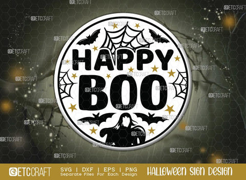 Halloween Sign Bundle Vol-11 | Welcome To Halloween Town Svg | Welcome To The Freak Show Svg | Welcome To Our Home Svg | Happy Halloween Y'all Svg | Happy Boo Svg | Halloween Wood Sign Design SVG ETC Craft 
