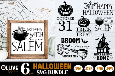 Halloween Sign Making SVG Bundle SVG Ollive Studio 