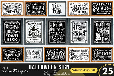 Halloween Sign Making SVG Bundle SVG Regulrcrative 