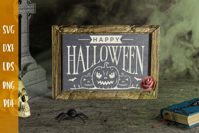 Halloween Sign Making SVG, Happy Halloween SVG CraftLabSVG 