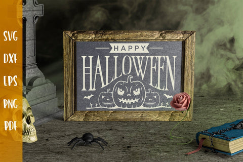 Halloween Sign Making SVG, Happy Halloween SVG CraftLabSVG 