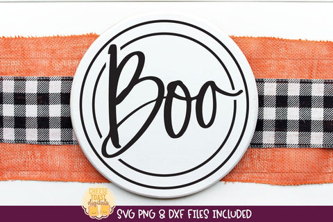 Halloween Sign SVG | Boo SVG Cheese Toast Digitals 