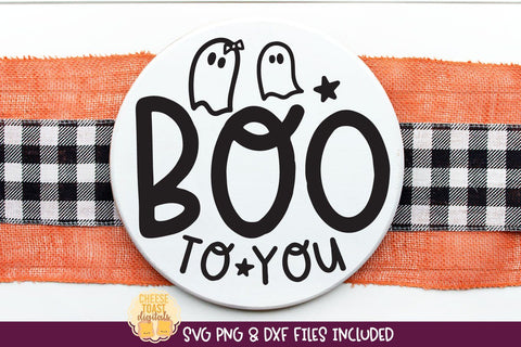 Halloween Sign SVG | Halloween Round Porch Sign Bundle SVG Cheese Toast Digitals 