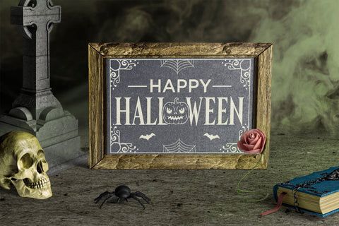 Halloween Sign SVG | Happy Halloween SVG SVG CraftLabSVG 