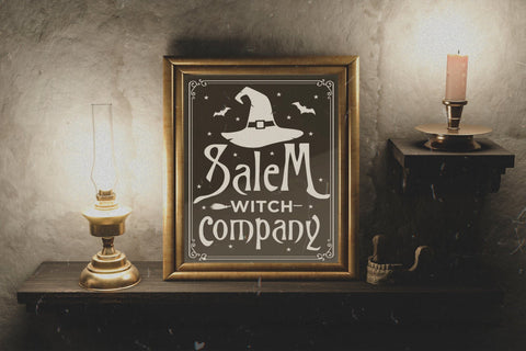 Halloween Sign SVG - Salem Witch Company SVG SVG CraftLabSVG 