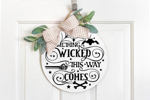 Halloween Sign SVG, Something Wicked This Way Comes SVG CraftLabSVG 