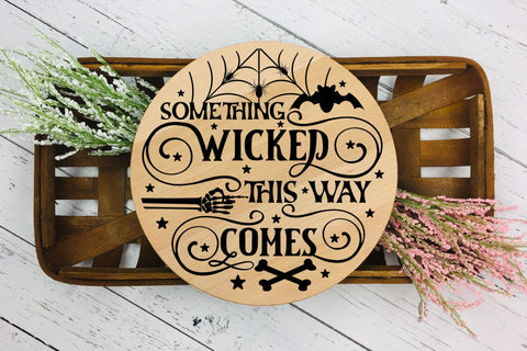 Halloween Sign SVG, Something Wicked This Way Comes SVG CraftLabSVG 
