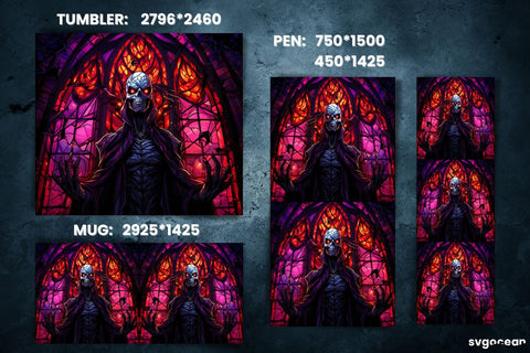 Halloween Skeleton Bundle | Tumbler | Mug | Pen Sublimation SvgOcean 