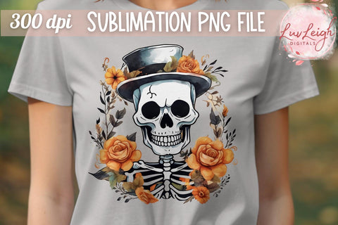 Tops  Grateful Dead Shirt With Skeleton And Flowers Design Orange