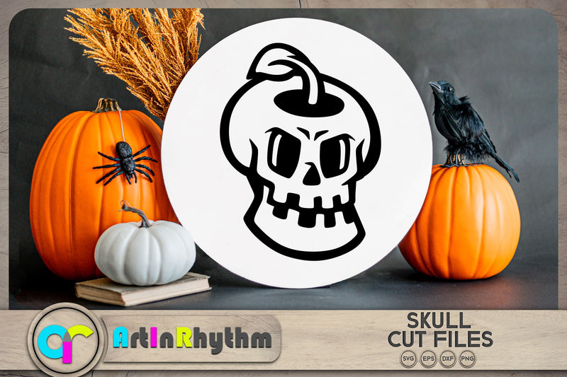 Halloween skull SVG SVG Artinrhythm shop 