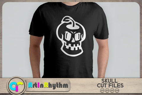 Halloween skull SVG SVG Artinrhythm shop 