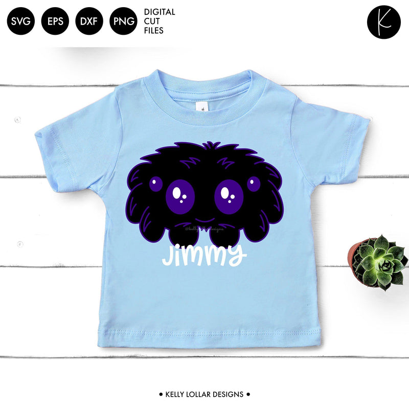 Halloween Spider Character SVG Kelly Lollar Designs 