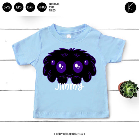 Halloween Spider Character SVG Kelly Lollar Designs 