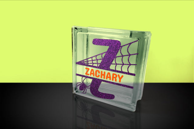 Halloween Spiderweb Letter Splits SVG Designed by Geeks 