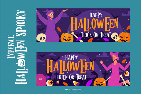 Halloween Spooky - Halloween Party Font Font ahweproject 