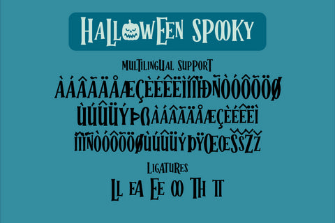 Halloween Spooky - Halloween Party Font Font ahweproject 