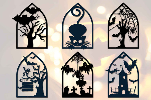 Halloween Spooky House SVG Bundle SVG MD JOYNAL ABDIN 